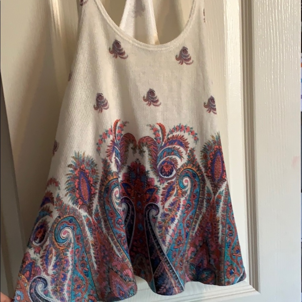 Patterned Knit Tank